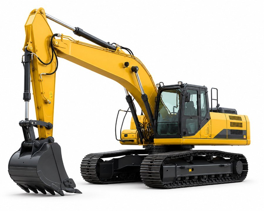 Excavator — the machine type Pranthi Enterprise supplies spare parts for